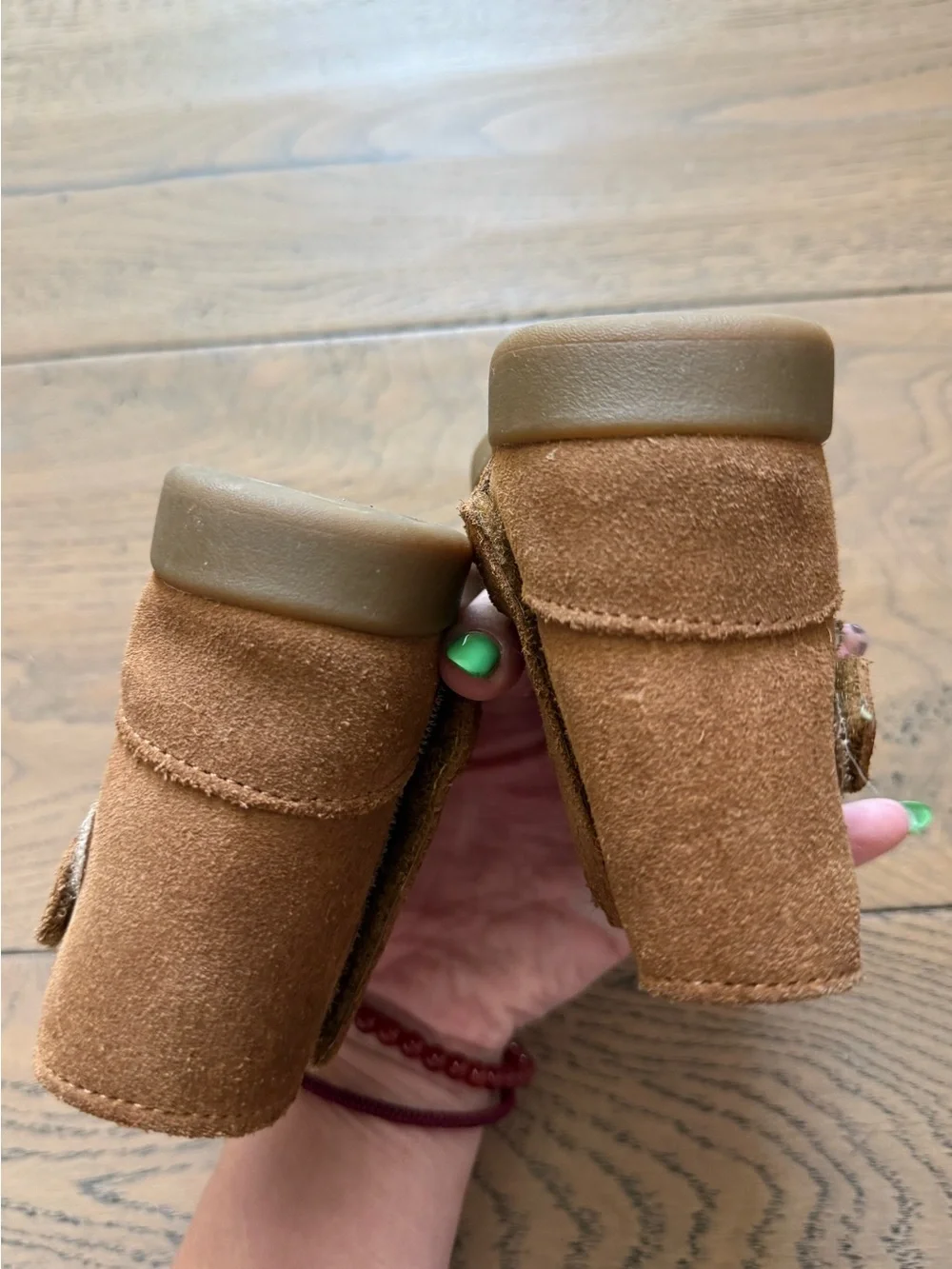 UGG Keelan Chestnut Suede Boots Toddler 4/5